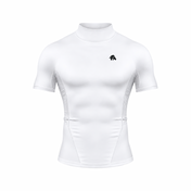 Turtleneck Short Sleeve Compression Shirt