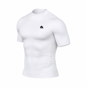 Turtleneck Short Sleeve Compression Shirt
